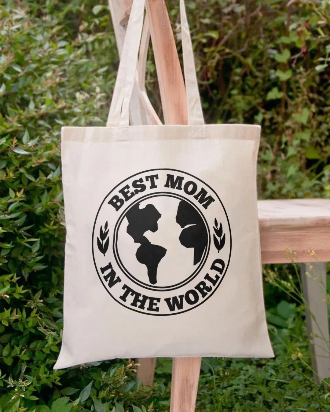 Πάνινη τσάντα δώρο για την ημέρα της μητέρας, best mom in the world